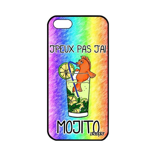 Coque Iphone 5 5s Se Silicone J'peux Pas J'ai Mojito Case Swag Smartphone Apple Iphone 5 Iphone 5s Iphone Se