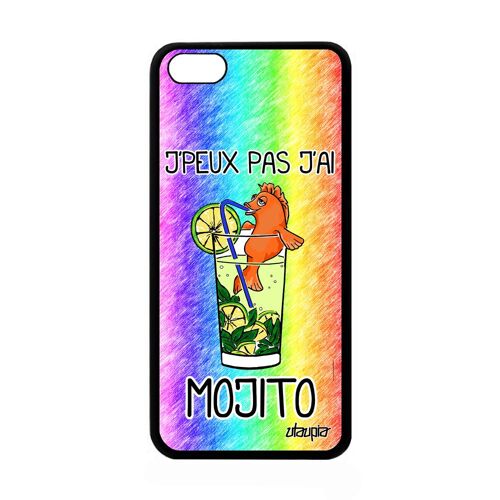 Coque Iphone 5c Silicone J'peux Pas J'ai Mojito De Protection Aluminium En Apple Iphone 5c