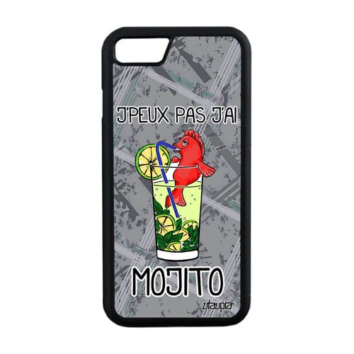 Coque Iphone 8 Silicone Humour J'peux Pas J'ai Mojito Personnalisé Comique Iphone 8