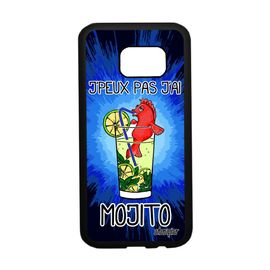 Coque Silicone Samsung Galaxy S7 Je Peux Pas J'ai Mojito Humour Housse Antichoc