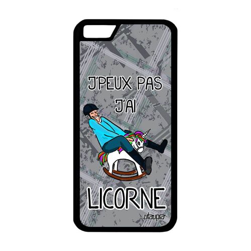 Coque Pour Iphone 6 6s Silicone Je Peux Pas J'ai Licorne Aluminium Bumper Iphone 6 Iphone 6s