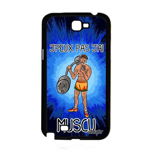 Coque Humour J'peux Pas J'ai Muscu Samsung Note 2 Silicone Case Portable Samsung Galaxy Note 2