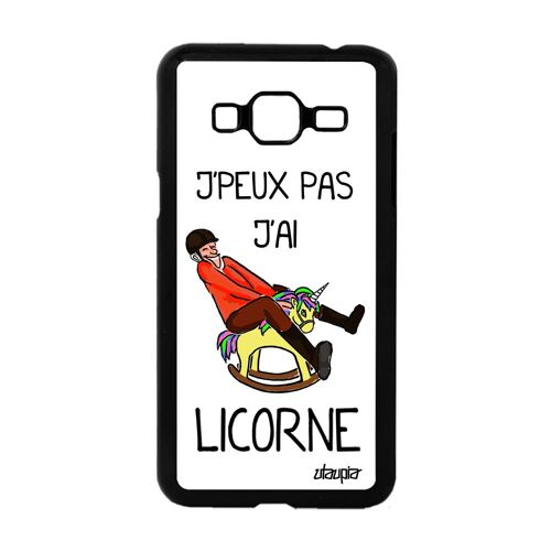 Coque J'peux Pas J'ai Licorne Samsung J3 Antichoc Telephone Personnalisé Samsung Galaxy J3