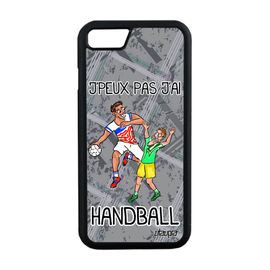 Coque Silicone Iphone 8 J'peux Pas J'ai Handball Hand Humour Design Homme Iphone 8