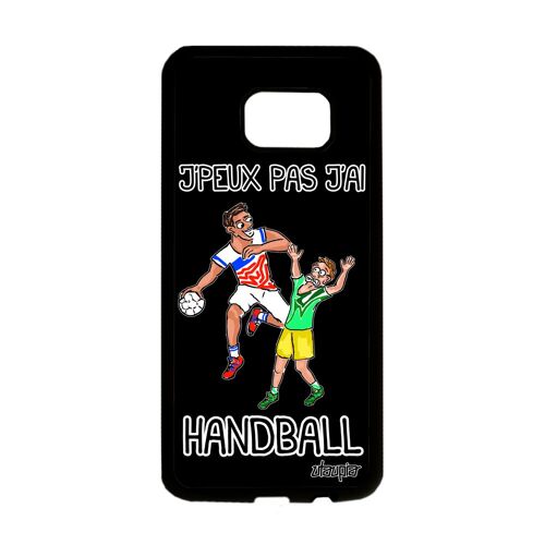 Coque Galaxy S7 Edge Silicone Jpeux Pas J'Ai Handball Bumper Mobile Noir Samsung Galaxy S7 Edge