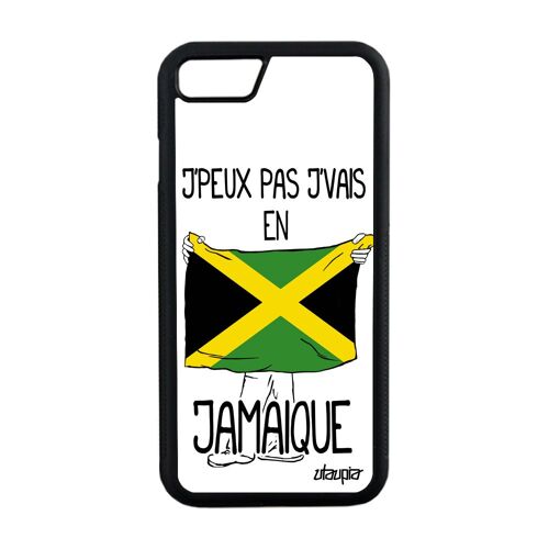 Coque J'peux Pas J'vais En Jamaique De Protection Iphone 7 Silicone Etui A
