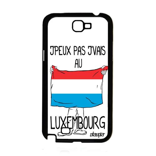 Coque J'peux Pas J'vais Au Luxembourg Antichoc Note 2 Silicone De Samsung Galaxy Note 2