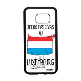 Coque Samsung S7 Silicone J'peux Pas J'vais Au Luxembourg Noir Antichoc A Samsung Galaxy S7