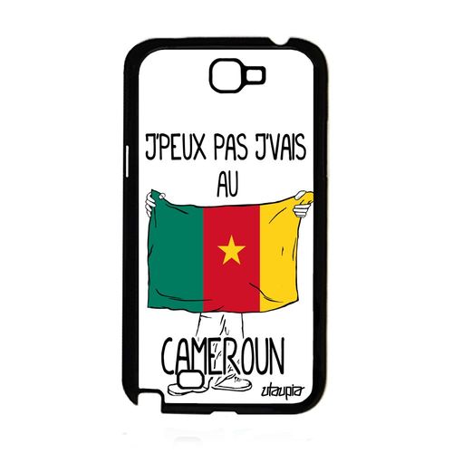 Coque Pour Samsung Note 2 Silicone J'peux Pas J'vais Au Cameroun Case 4g Samsung Galaxy Note 2