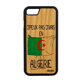 Coque Iphone 8 En Bois Silicone J'peux Pas J'vais En Algerie Unique Housse Iphone 8