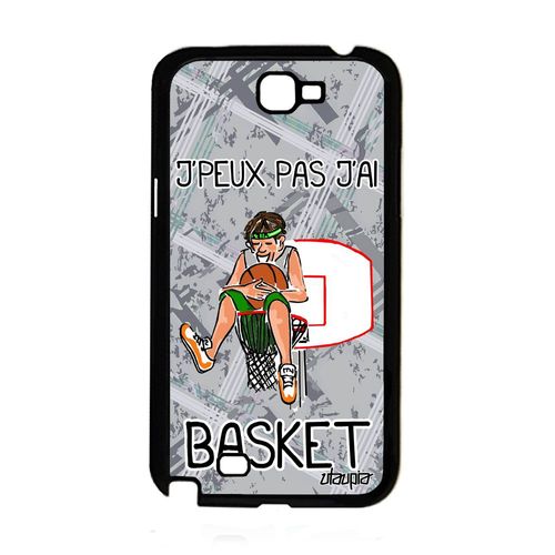 Coque Pour Galaxy Note 2 Silicone Jpeux Pas J'ai Basket Unique Souple De Samsung Galaxy Note 2