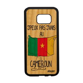 Coque Bois S7 Silicone J'peux Pas J'vais Au Cameroun 4g Housse De Samsung Galaxy S7
