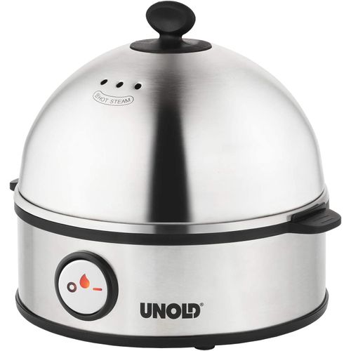 Unold 38626 Cuiseur à oeufs acier inoxydable/Noir