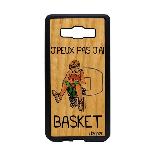 Coque Silicone Humour J'peux Pas J'ai Basket Pour Samsung A5 Bois Bumper Samsung Galaxy A5
