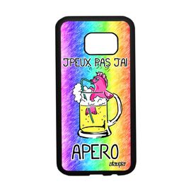 Coque S7 Silicone Jpeux Pas J'ai Apero Vert Cover Comique Housse Samsung Galaxy S7