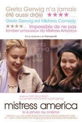 Affiche De Cinéma Originale Mistress America (Baumbach) 120 / 160 Cm