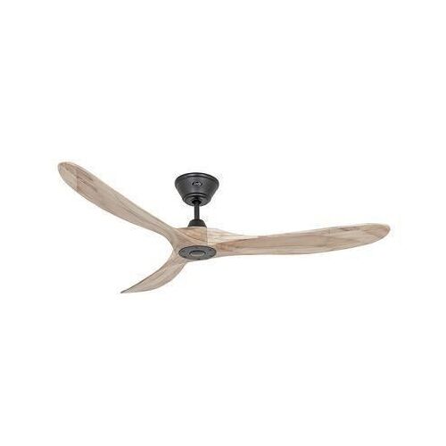 Ventilateur de Plafond Eco Genuino 152cm Noir Bois Naturel - CASAFAN -