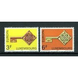 Luxembourg Europa Cept 1968 Neufs** Luxe