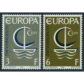 Luxembourg Europa Cept 1966 Neufs** Luxe