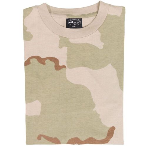 T-Shirt Camouflage Desert (3 Couleurs) Taille M