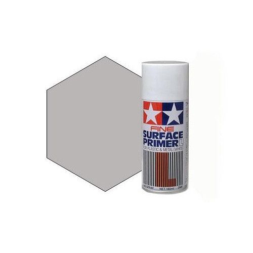 Maquette Finition Spray Apprêt Fin Gris 180ml - Tamiya 87064-Tamiya