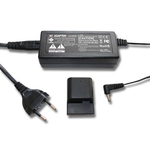 vhbw Alimentation remplacement pour Canon ACK-700, DR-700 pour appareil photo numérique - Coupleur DC (replacement pour Canon ACK-700) - 2m