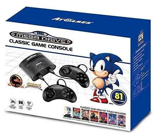 Console Retro Sega Megadrive + 81 jeux - édition 2017-2018