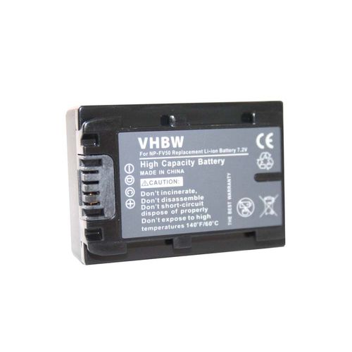 vhbw 1x Batterie compatible avec Sony HDR Serie HDR-PJ260, HDR-PJ200E caméra vidéo caméscope (600mAh, 7,2V, Li-ion) avec puce d'information