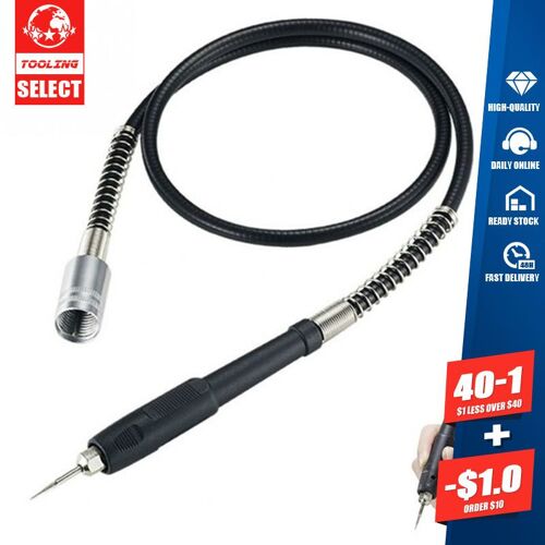 Arbre de rallonge Flexible de 3mm, broyeur rotatif, câble d'outil, meulage électrique, arbre Flexible, gravure, accessoires Dremel ""Nipseyteko""