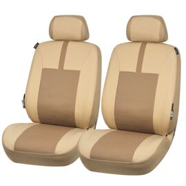 Jeu De Housses Universelles 2 Sièges Avant Norauto Jupiter Beige