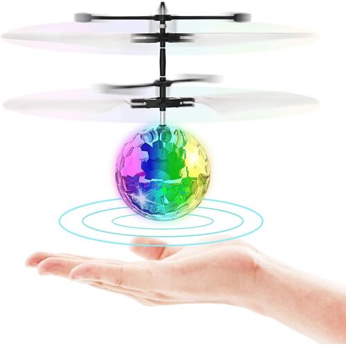 Beau Cadeau Flying Ball Toys, Rc Toy Pour Enfants Garçons Filles Cadeaux Rechargeable Light Up Ball Drone Inductio Infrarouge-Générique