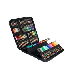 Mallette Posca Noire 60 Marqueurs Assortis