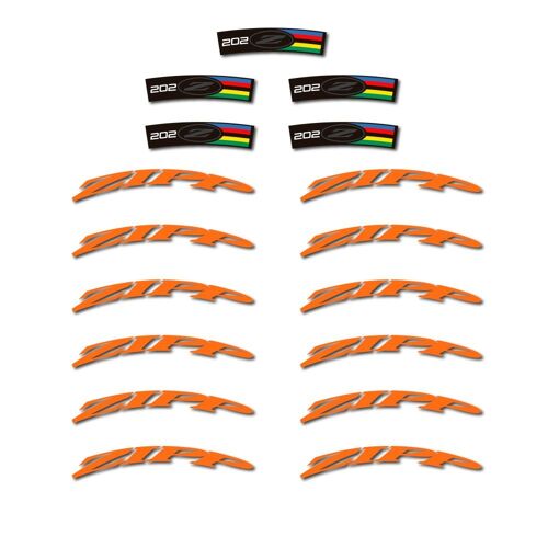 Autocollants Compatible Avec De Jante De Vélo De Route Zipp 202 Uci 35mm