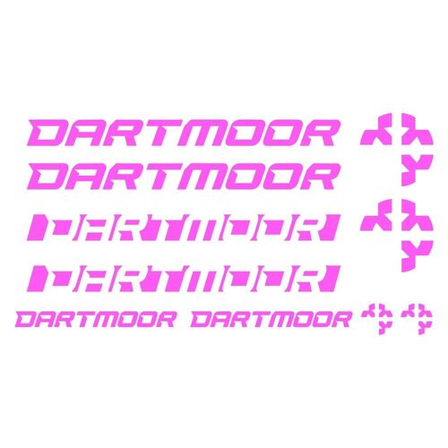 Kit D'autocollants Compatible Avec Avecde Cadre De Vélo Dartmoor