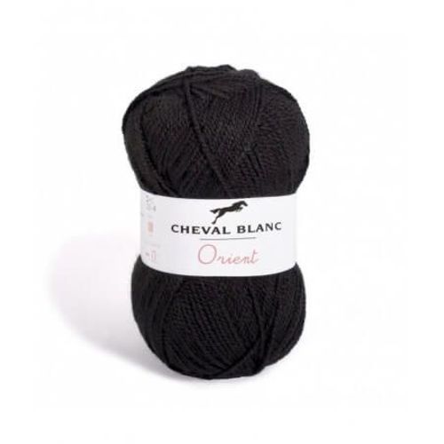 Fil À Tricoter Orient - Cheval Blanc 12 Noir