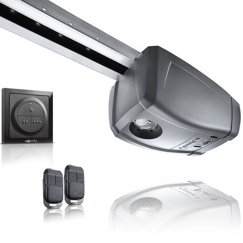 Motorisation pour porte de garage GDK 1100 - Hauteur Max. 2.35 m - Largeur Max. 4.5 m - Livré avec 1 commande murale et 2 télécommandes Keypop - Compatible app TaHoma