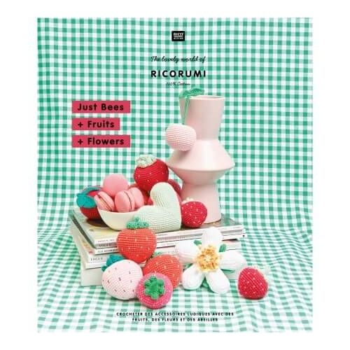 Livre Ricorumi Just Bees + Fruits + Flowers - Rico Design Vert