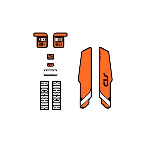 Autocollants Compatible Avec De Fourche De Vélo Rock Shox Sid G2 - 29''