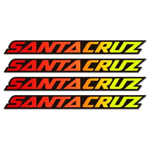 Autocollants Compatible Avec De Cadre De Vélo Santa Cruz Degradado