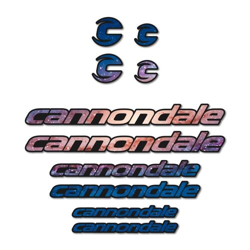 Autocollants Compatible Avec Aveccadre Veló Cannondale Galaxy