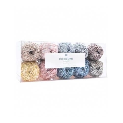 Kit De 10 Pelotes De Coton Ricorumi Spray Dk - Rico Design Multicolore