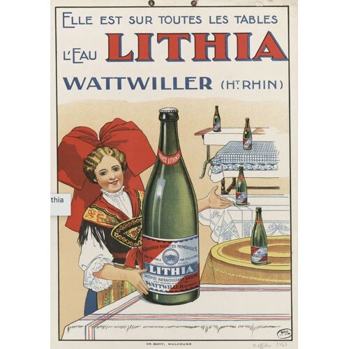Affiche Eau Lithia Wattwiller