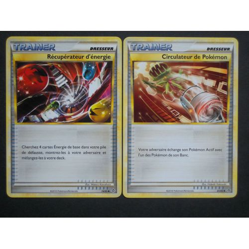 Déchaînement - Récupérateur D' Energie (74) + Circulateur De Pokemon (81/95)