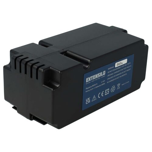 EXTENSILO Batterie remplacement pour Yard Force 862601, 862615, 862617, 862618, 0862622, 0862622001 pour robot tondeuse tondeuse (5000mAh, 25,2V, Li-ion)