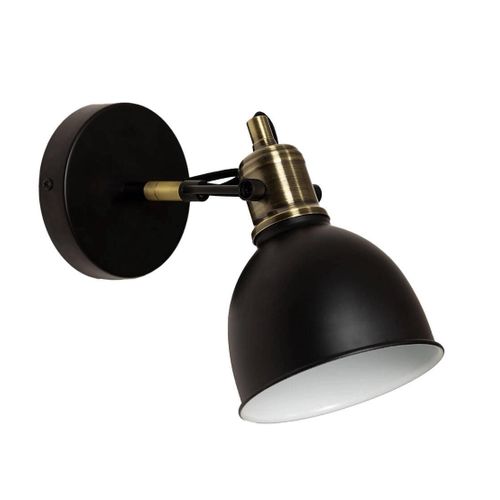 Lampe Murale Métal Louise Noir