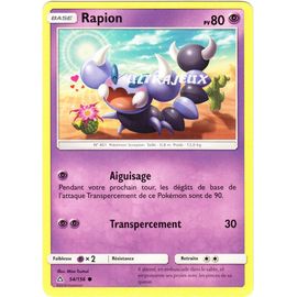 Pokémon - 54/156 - Rapion - Sl5 - Soleil Et Lune - Ultra Prisme - Commune
