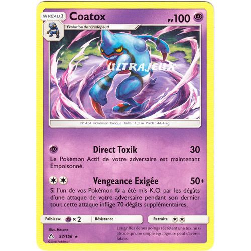 Pokémon - 57-R/156 - Coatox - Reverse