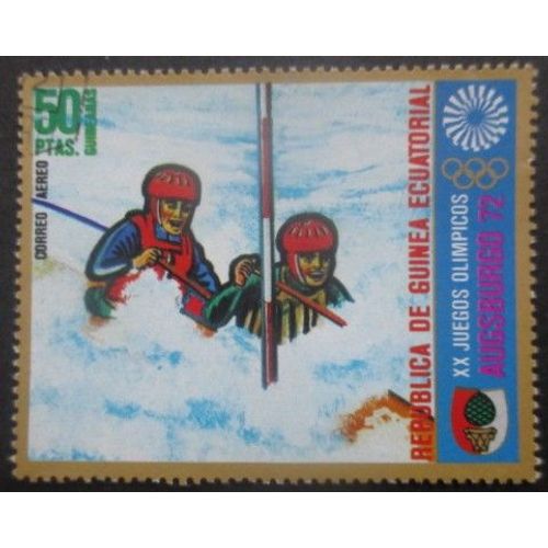 Guinee Equatoriale N°5b Jeux Olympiques De Munich 1972 Oblitéré