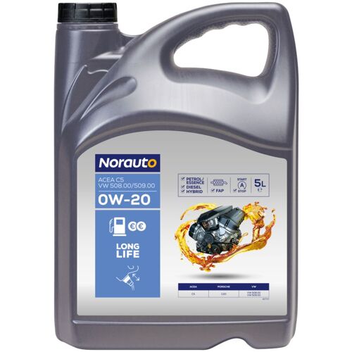 Huile Moteur Norauto 0w20 C5 Vw 508 00 - 509 00 5l