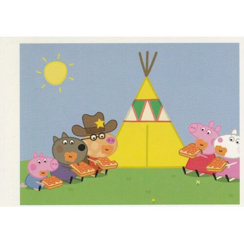 N°47 - Stickers Image Panini Peppa Pig Joue Avec Les Contraires